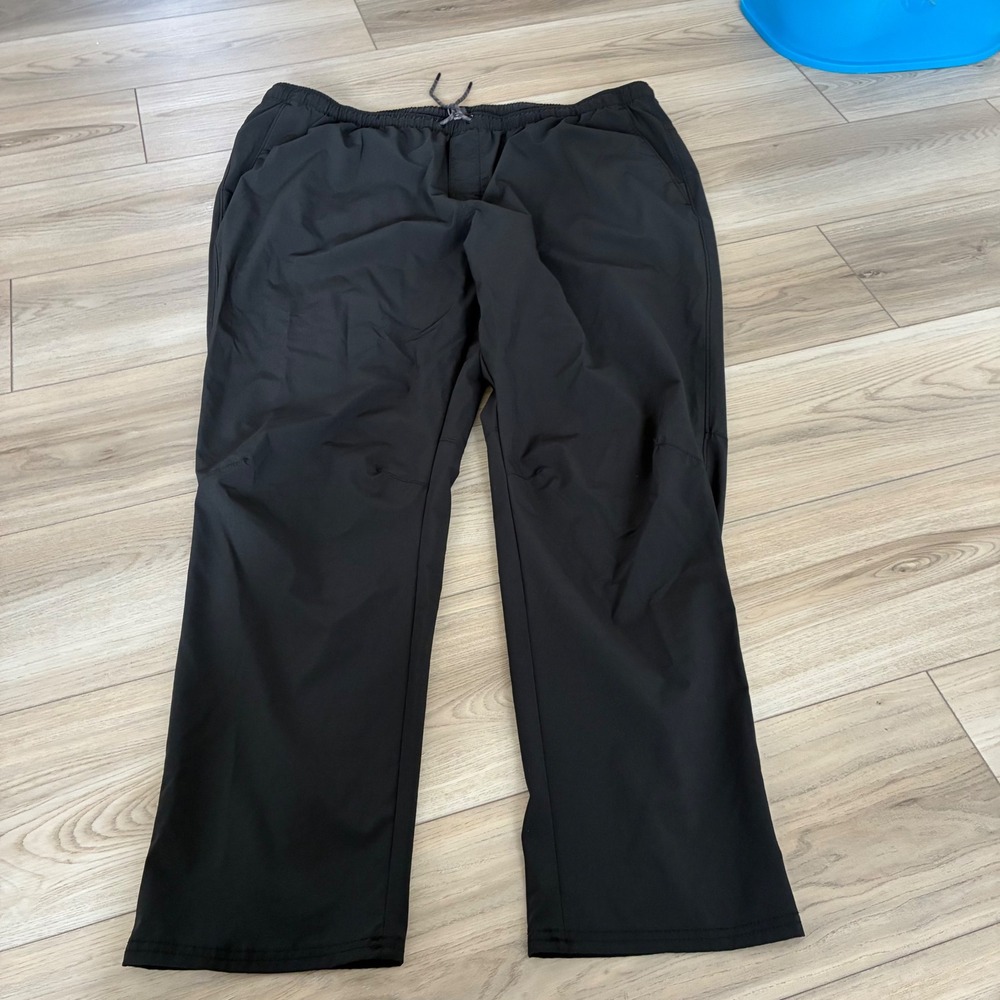 Alpine Design Men's Black Elastic Waist Drawstring Pants‎ Size XXL